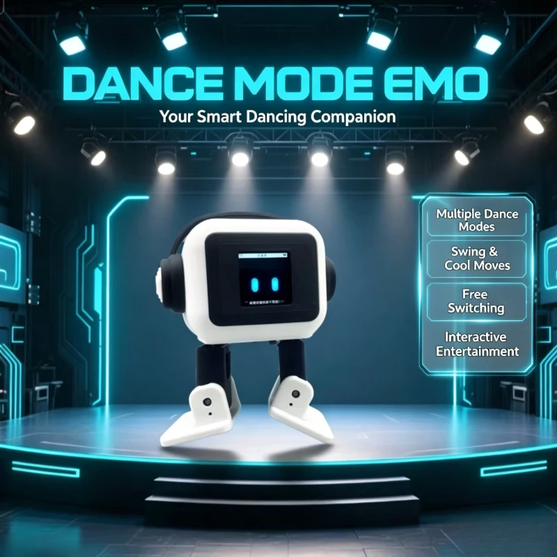 Smart Emotional AI Robot Toy Voice Control Sensing Interactive Electronic Pet Entertainment Toy Perfect Gift For All Ages Boys