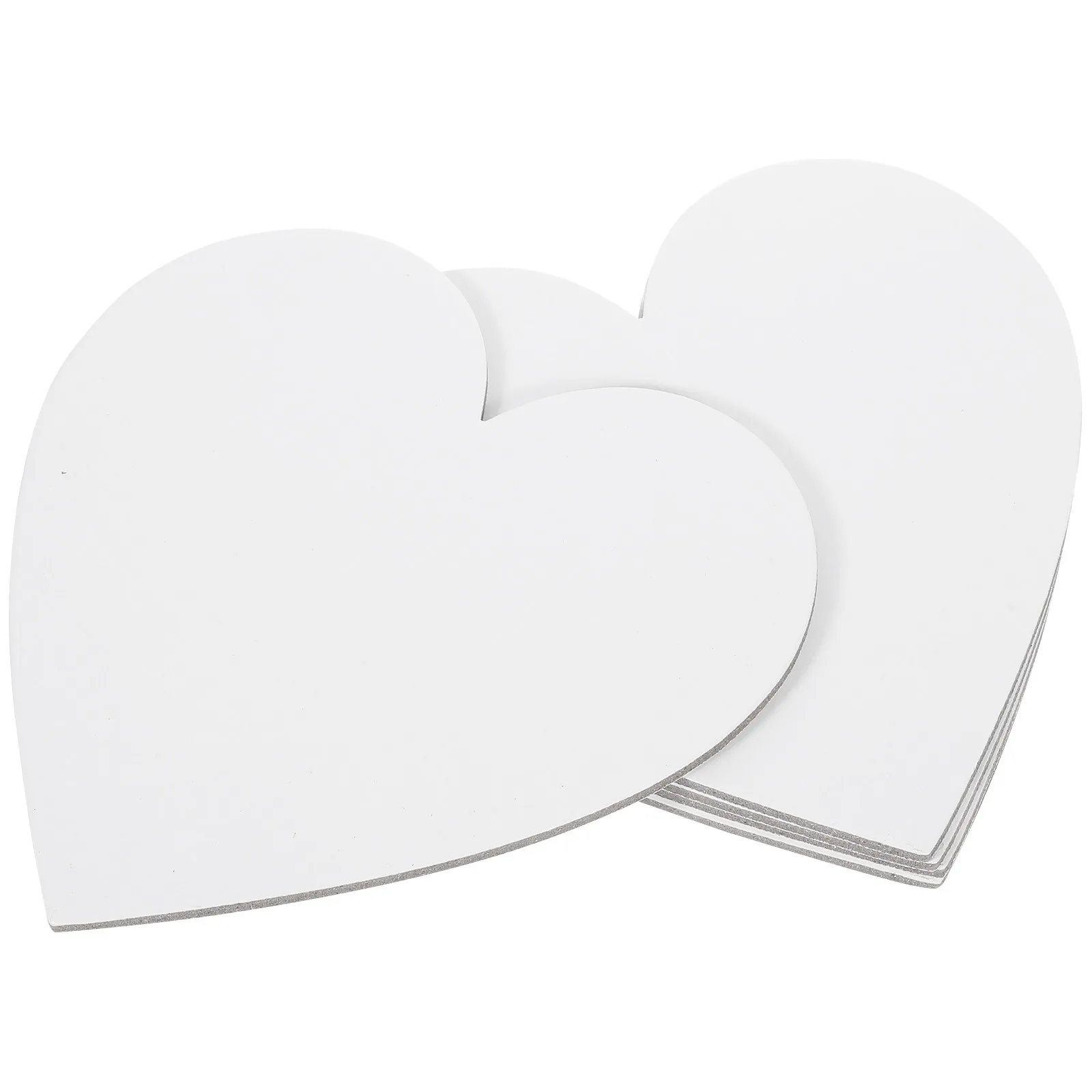 

5Pcs Oil Painting Canvas Thickened DIY Panels Heart Shape Cotton Artist Board for Acrylics Tempera Indoor Outdoor Sketching