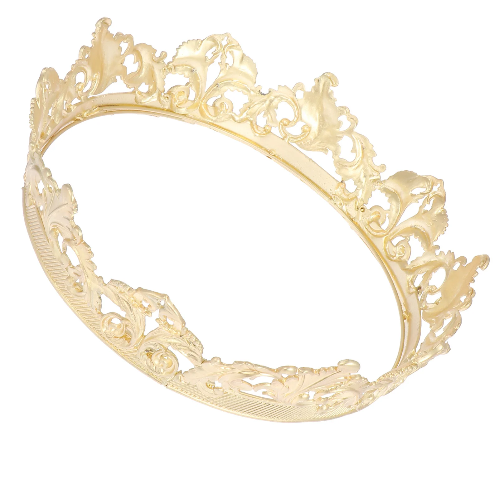 Couronne en métal pour hommes et femmes, 1 pièce, accessoire de spectacle de Cosplay pour fête de mariage, diadème de carnaval, accessoire de Costume d'anniversaire de noël