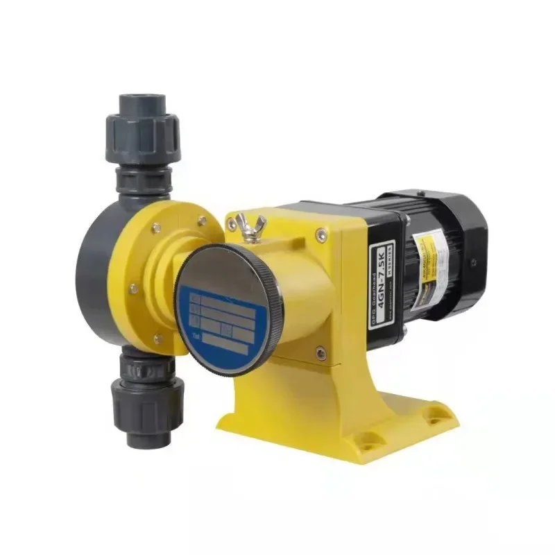 Pompa dosatrice a membrana di buona qualità che dosa la pompa dosatrice regolabile per il trattamento delle acque reflue resistente agli acidi e agli alcali