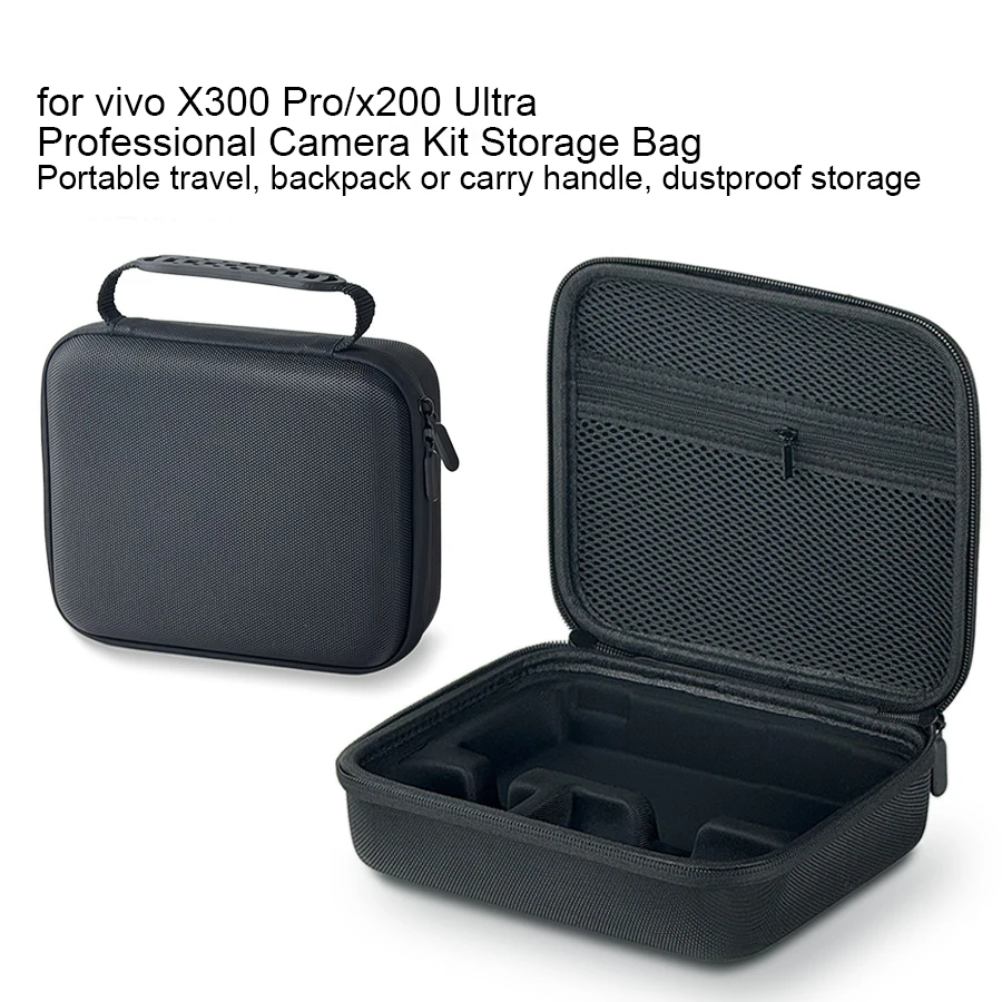 

Hard Shell Camera Case Compatible with for vivo X300 Pro and X200 Ultra – Waterproof, Shockproof Storage Bag with Custom Fit