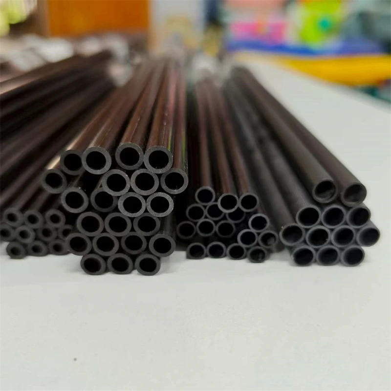 High Strength Carbon Fiber Tube OD 1.8mm-9mm Hollow Carbon Rod DIY Handmade Model Aircraft Fixed Frame Length 500mm Customizable