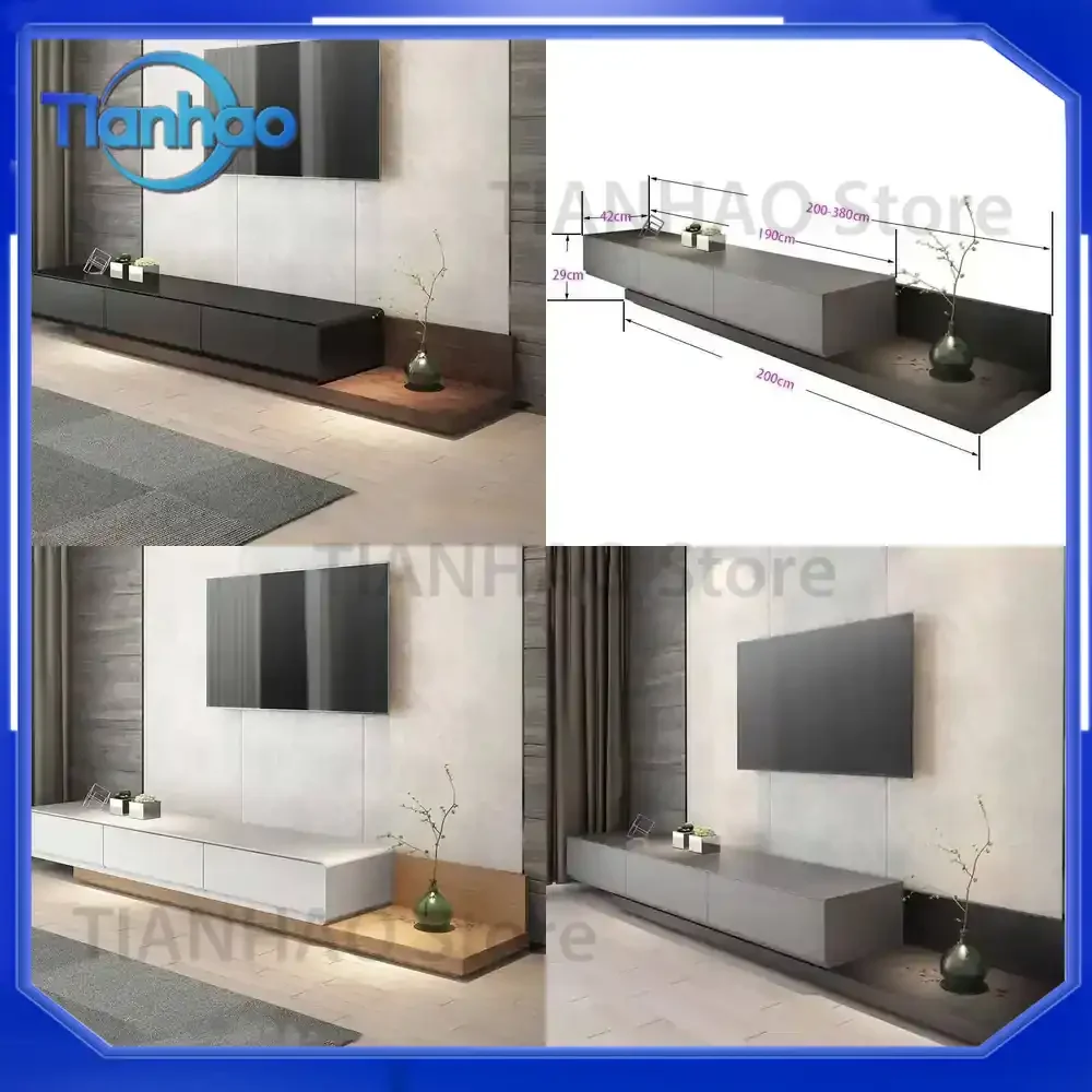Luxury Modern TV Stand for Simple Decor Elegant Glamour TV Cabinet with Unique Storage for Living Room Furniture