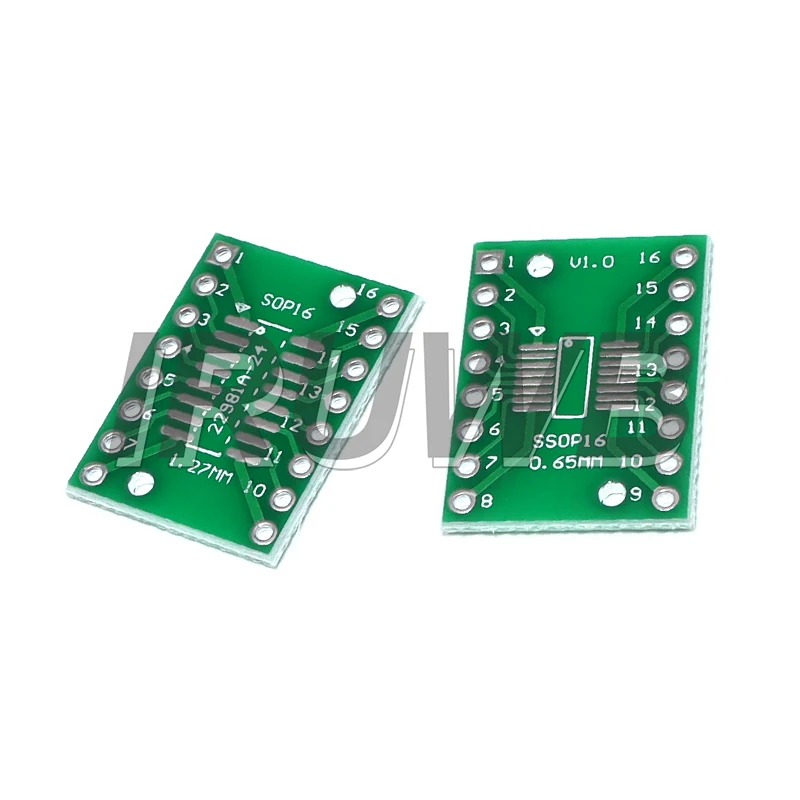 10pcs SOP8 SOP10 SOP14 to DIP/SMD to DIP IC adapter socket SOIC TSSOP board adapter board 0.65mm 1.27mm PCB kit SOP16 20 24 28