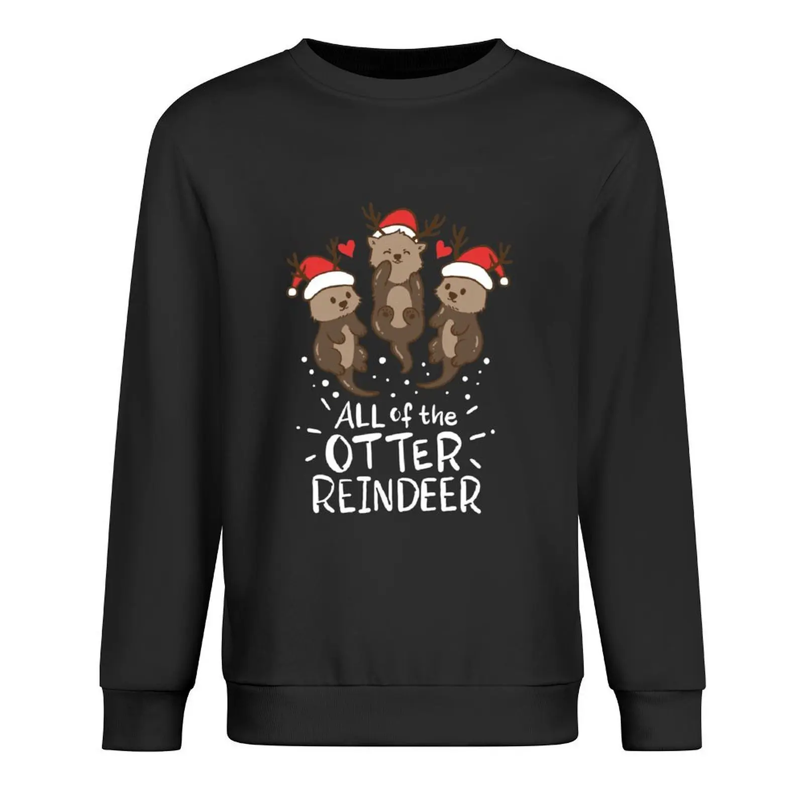 

Otter Christmas Pullover men clothing korean style clothes men's autumn clothes men's clothing sweatshirts men