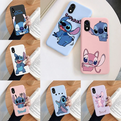 아이폰 X XS MAX XR 케이스 스티치 만화 재밌는 소프트 실리콘 카메라 보호 커버 Fundas 애플 아이폰 XSMAX