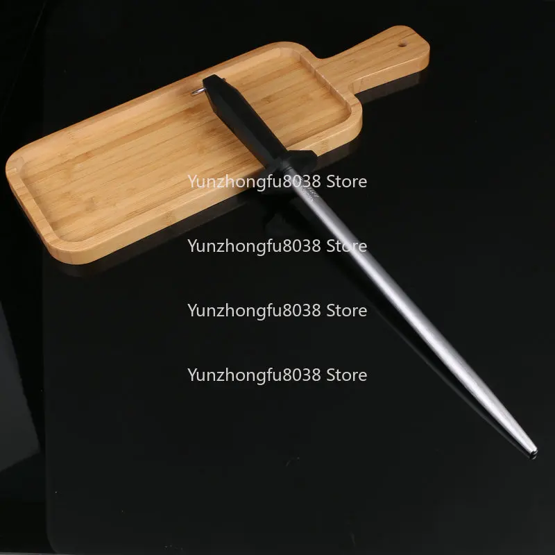 

Black Plastic Handle Whetstone, Knife Sharpener