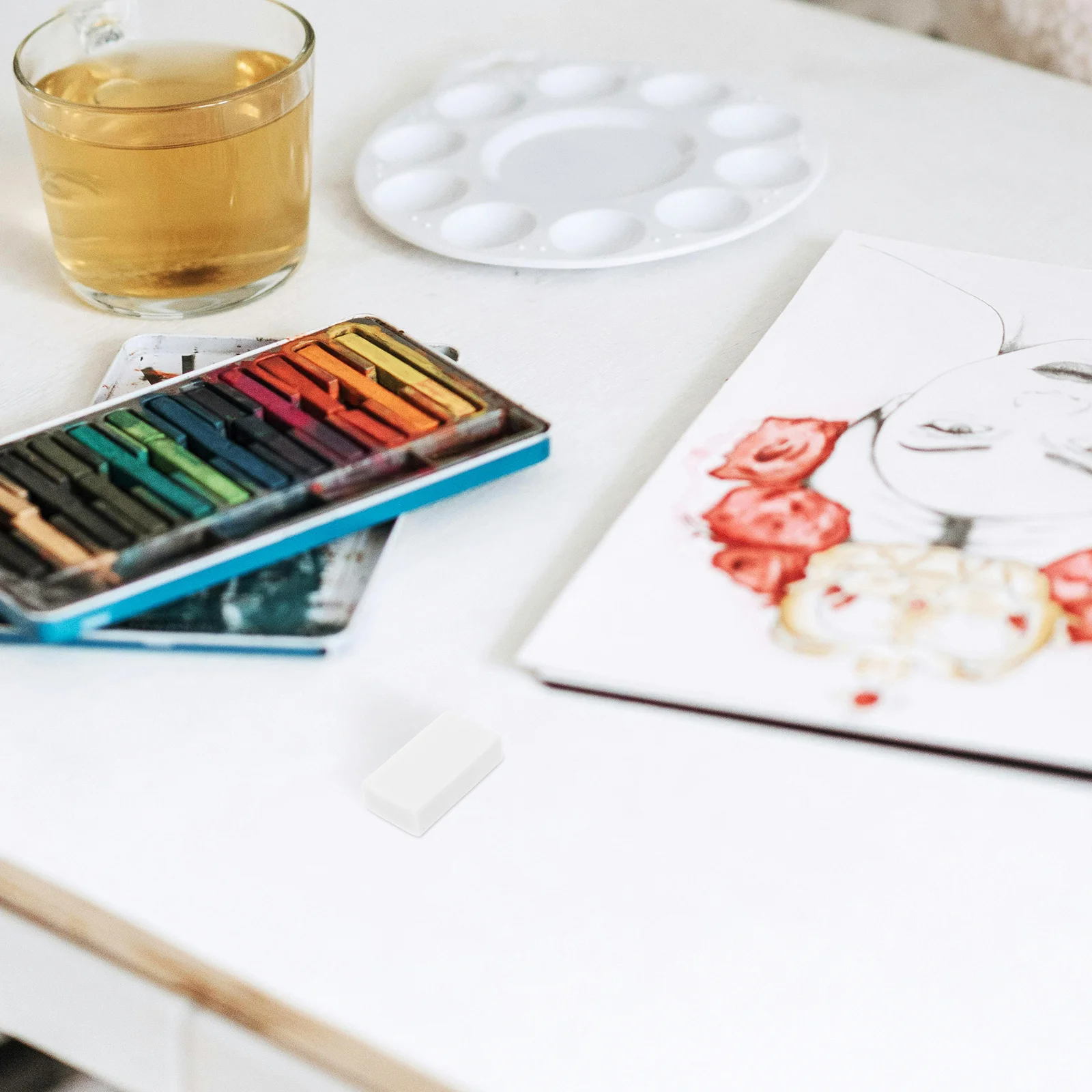 18 шт. белые ластики без остатков для рисования, экзаменов, эскизов, художественные принадлежности для студентов, художников, ластики для рисования