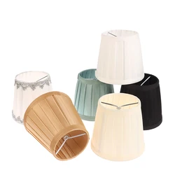 12CM Modern Style Chandelier Fabric Lamp Shade Clip On Mini Wall Lamp Shade Hotel Bedroom Bedside Floor Lamp Shell Cover