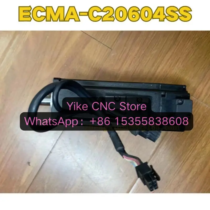 Used Servo Motor ECMA-C20604SS ECMA C20604SS Normal Function Tested OK Expedited Delivery