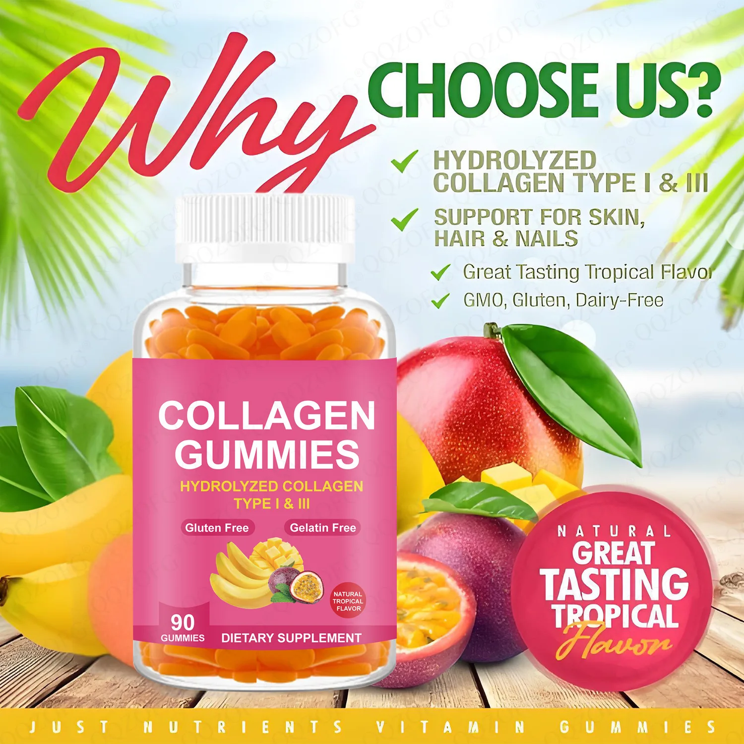 

Коллагеновые жевательные конфеты поддерживают эластичность кожи, улучшают состояние кожи, сохраняют кожу упругой и подтянутой. Продукт для здоровья.