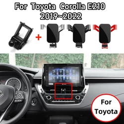 For Toyota Corolla E210 2019 2010 2011 2012 2013-2022 Car Phone Holder Air Outlet Gravity Sensor Phone Stand Car Accessories