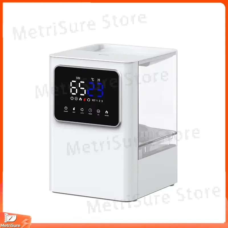 6L Smart Air Humidifier for Home Office Bedroom Ultrasonic Cool Warm Mist Humidifier with Night Light Touch Control Quiet