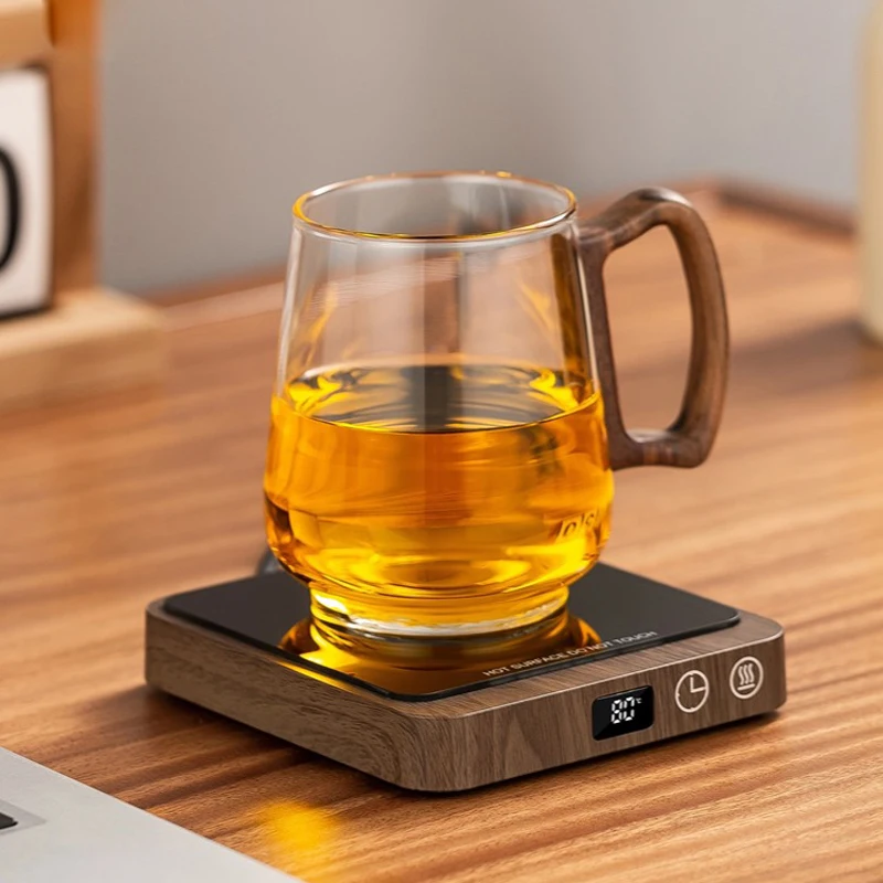 220V Cup Heater Coffee Mug Warmer 20W Electric Hot Plate Tea Maker 5 Gear Temperature Warmer Coaster Heating Pad For Milk Tea