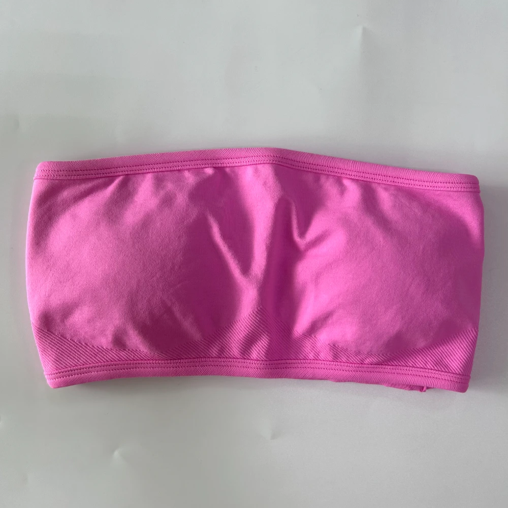 Pericic Damen Trägerloses Bandeau-Sport-BH Nahtloses Yoga-Tanktop Scrunch Fitness Gym Top Workout-Kleidung Sportbekleidung – Detail 7