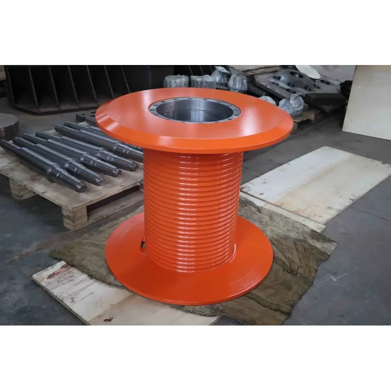 Grooved Drum for Multi-layer Winding High Strength Steel Hoist Drum for Crane and Winch