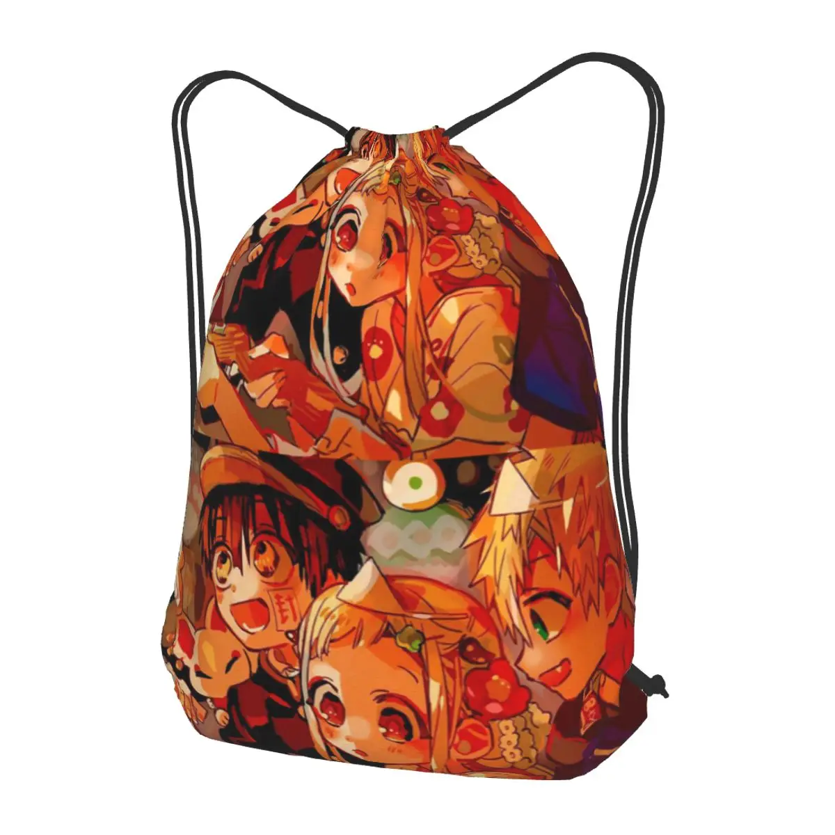 

Toilet Bound Hanako Kun Anime Backpacks Fashion Drawstring Bundle Pocket Sports Bag Book Bags for Travel Students