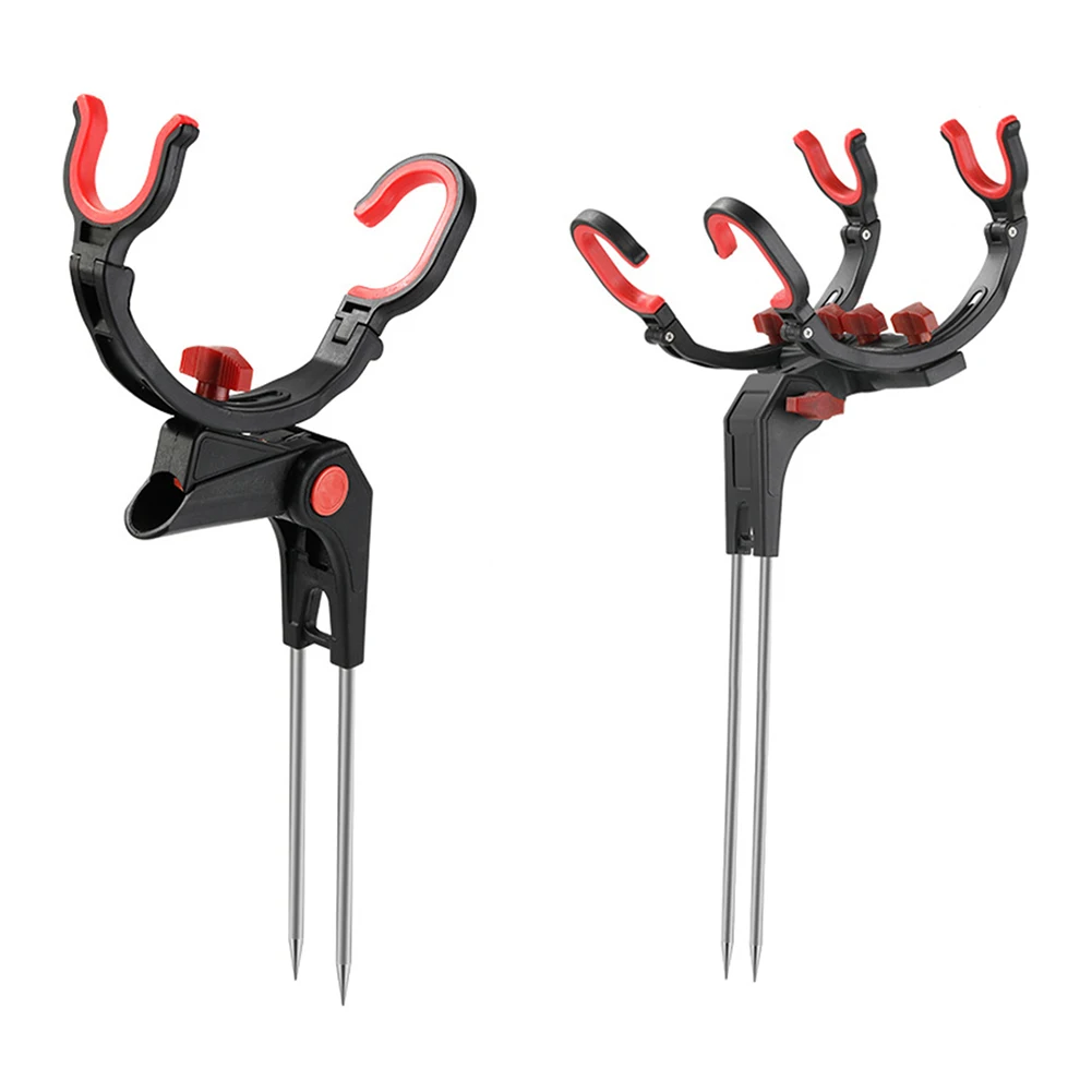

Universal Fishing Rod Racks 360 Degree Adjustable Fishing Pole Holder Universal Foldable Fishing Rods Fix Pole Rack Stand