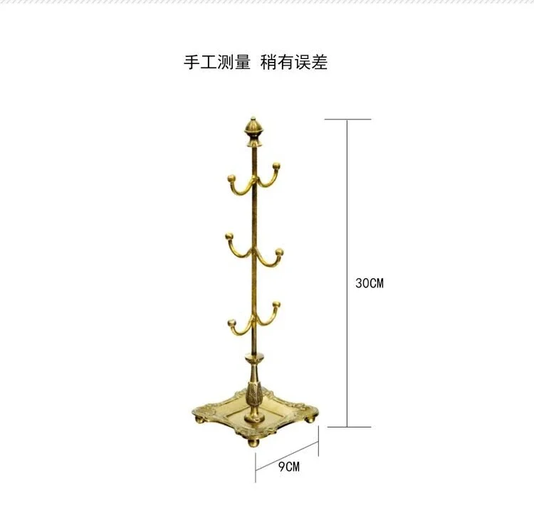 Limited Offer Handmade Retro French Court Elegant Jewelry Rack Light Luxury Creative Jewelry Display Rack Necklace Hanger