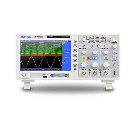 2025 Hantek Mso5202d Oscilloscopio a segnale misto 200 mhz 1gsa/s Frequenza di campionamento Oscilloscopio digitale