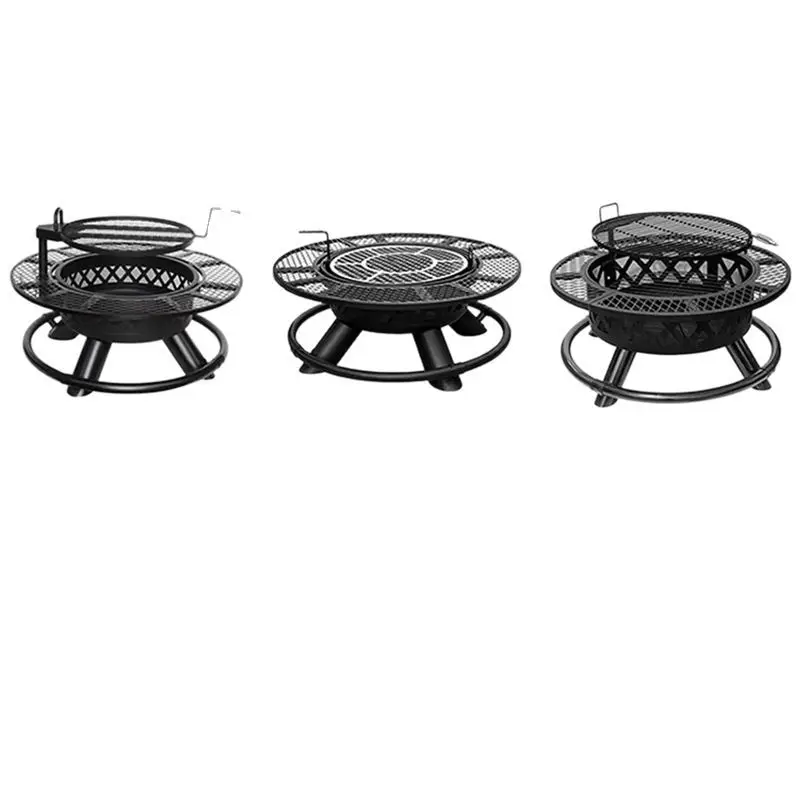 Outdoor patio heating grill, charcoal grill, tea stove table