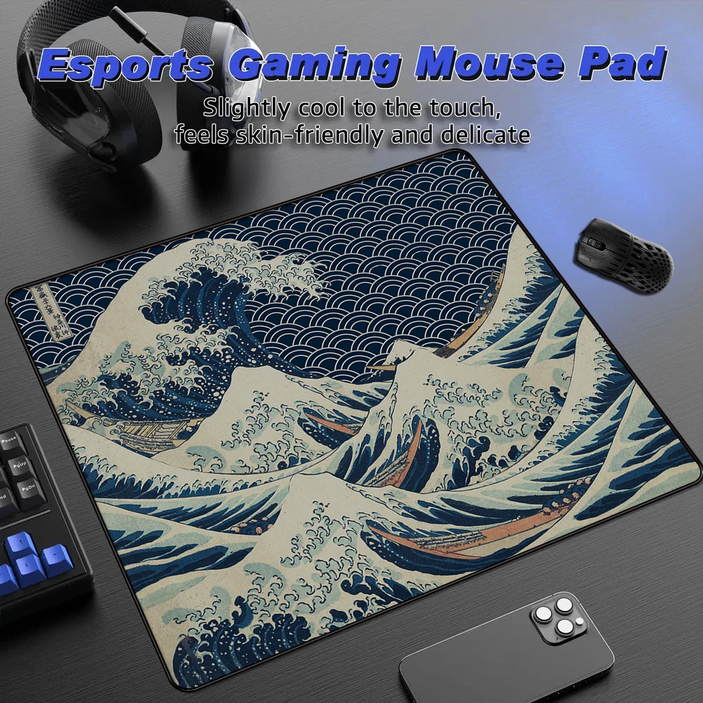 

Коврик для мыши The Great Wave off Kanagawa, офисный коврик для ноутбука, стола, 45*40 см, игровой профессиональный геймерский коврик для мыши, резиновый коврик для компьютерной мыши