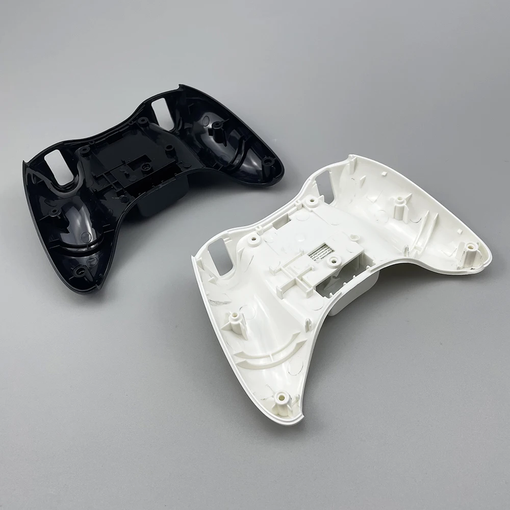 Plastic Black White Housing Shell Case For Xbox 360 Wireless/wired Controller Back Cover view 6