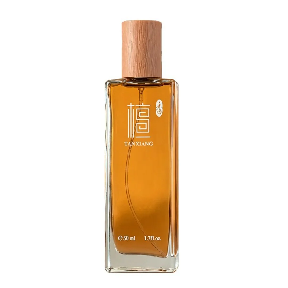 50ML Sandalwood Perfume For Men Women Long Lasting Woody Oriental Scent Agarwood Cedar Amber Musk Fragrance Unisex Daily Perfume
