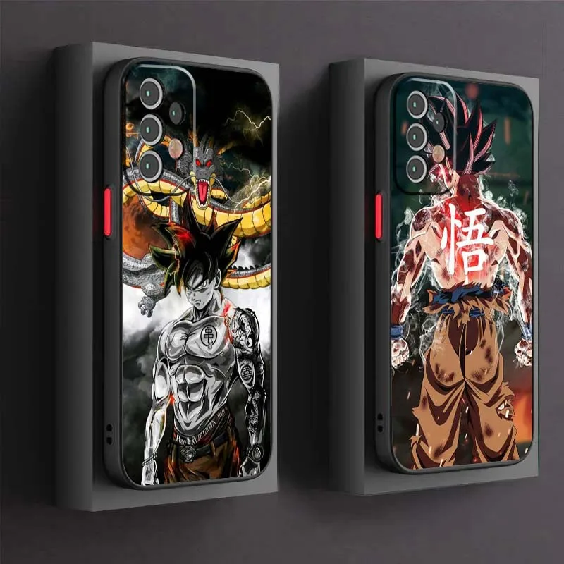

Comics Logo D-Dragones B-Balls Phone Case For Samsung A73 A72 A71 A55 A54 A53 A52 A51 A35 A25 A15 A14 5G Frosted Translucent
