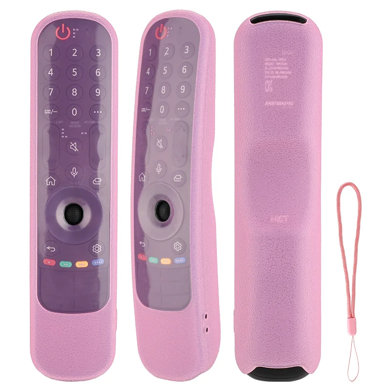 Silicone Remote Control Case For LG MR24GA/MR21GA/MR22GN/MR23GA Magice TV Remote Shockproof Protective Shell Cover With a Lanyar