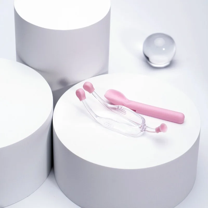 1 Set Contact Lens Remover Tool  Soft Silicone Tip Tweezer Spoon Suction Stick pink luxury Contact Lens Accessories