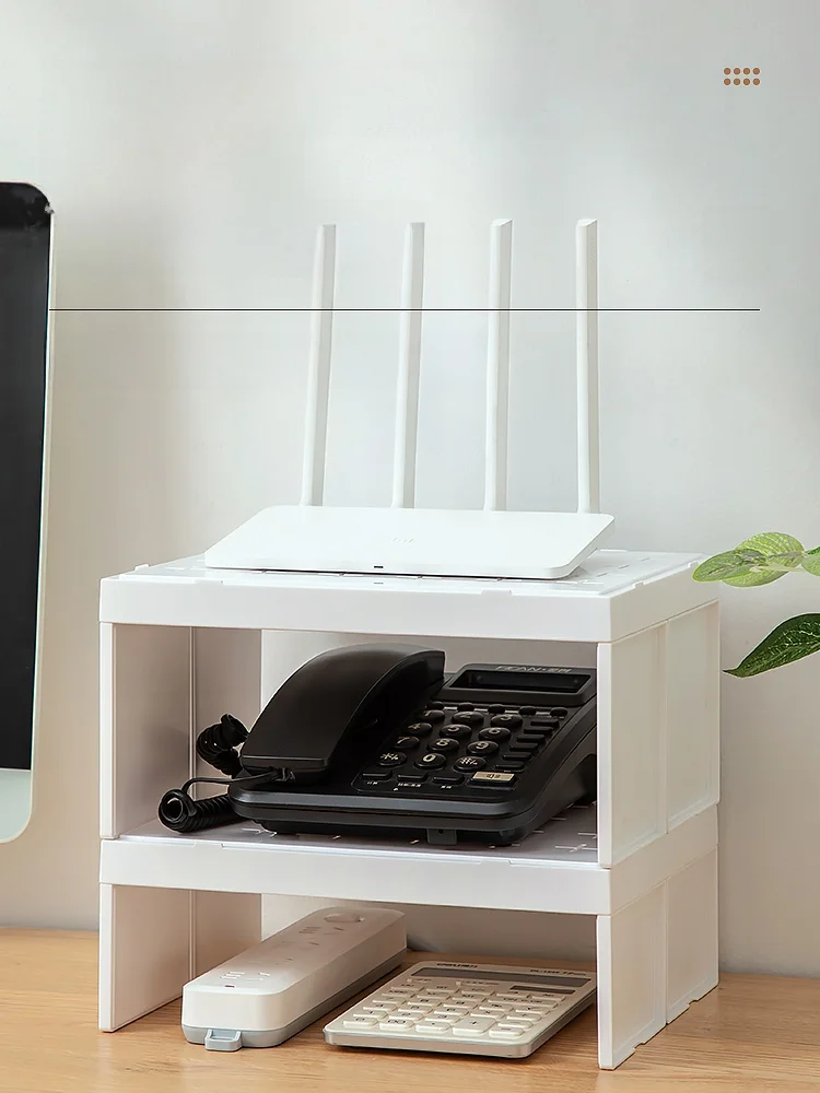 

Многофункциональный органайзер для гостиной: коробка для хранения Wi-Fi роутера, ТВ-приставки и кабелей от Ban Bang ou