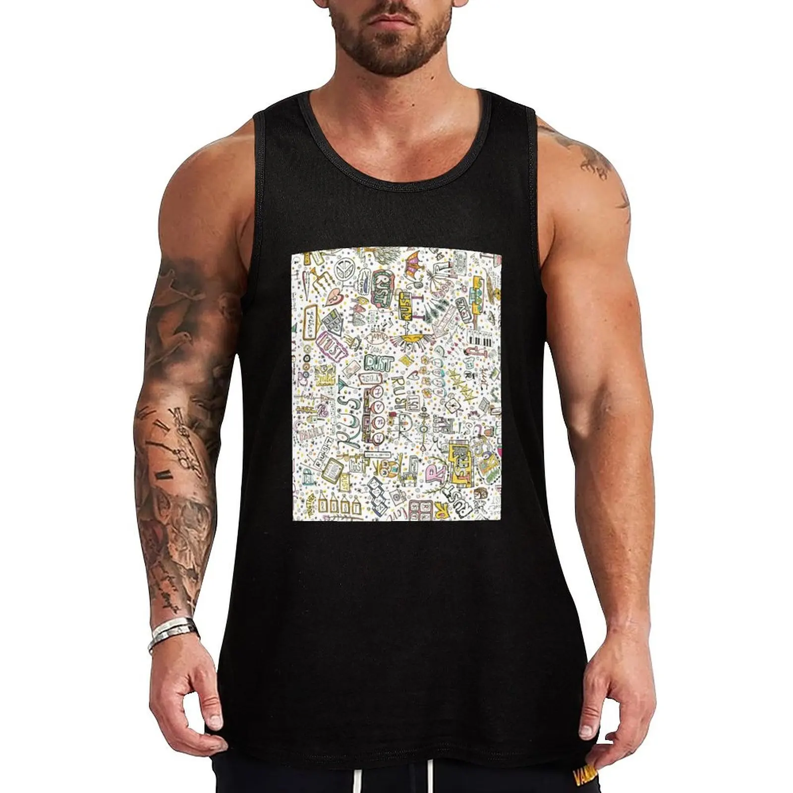 Rust Family Swag Tank Top UV Protection Tank Top Sun Protective Sleeveless