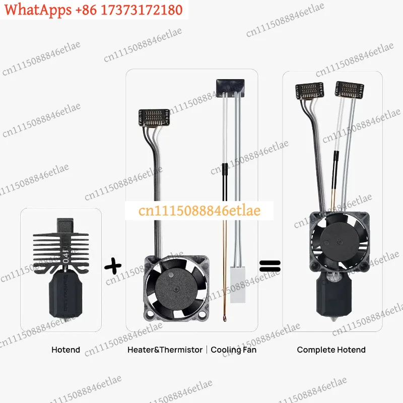 k3 Hardened Steel Nozzle & All-Metal Hotend Kit for Bambu Lab P1 Series / X1C – 3D Printer Upgrade