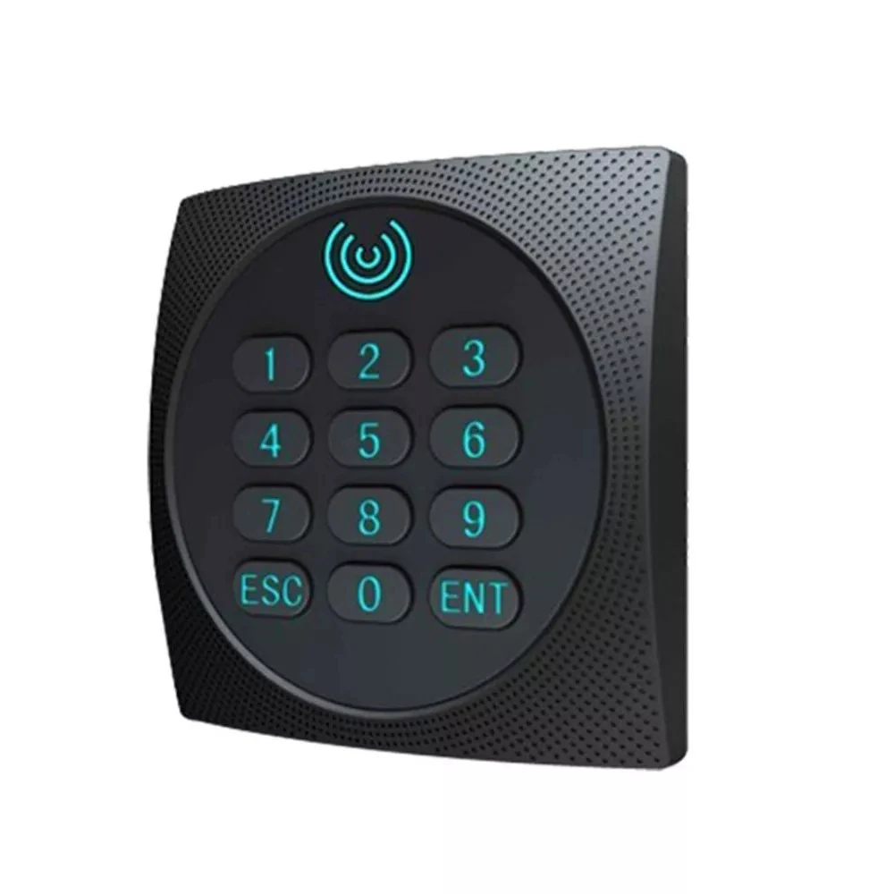 KR602M Wiegand 34/26 bit RFID Reader 13.56Mhz Mi fare Reader for Access Control Supports Card NFC Password with Keyboard LED