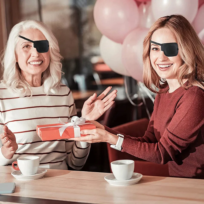 3D-Einzel-Augenklappe, verstellbar, atmungsaktiv, weiche Augenklappe für Amblyopie, Strabismus, Astigmatismus, für rechte oder linke Augen – Detail 11