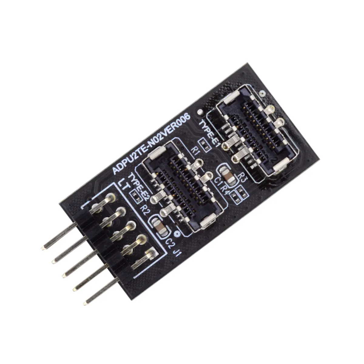 USB 2.0 9Pin 10Pin اللوحة الرئيسية رأس كابل موصل ذكر إلى المزدوج USB 3.1 اللوحة الأمامية المقبس مفتاح-A نوع-E تمديد محول