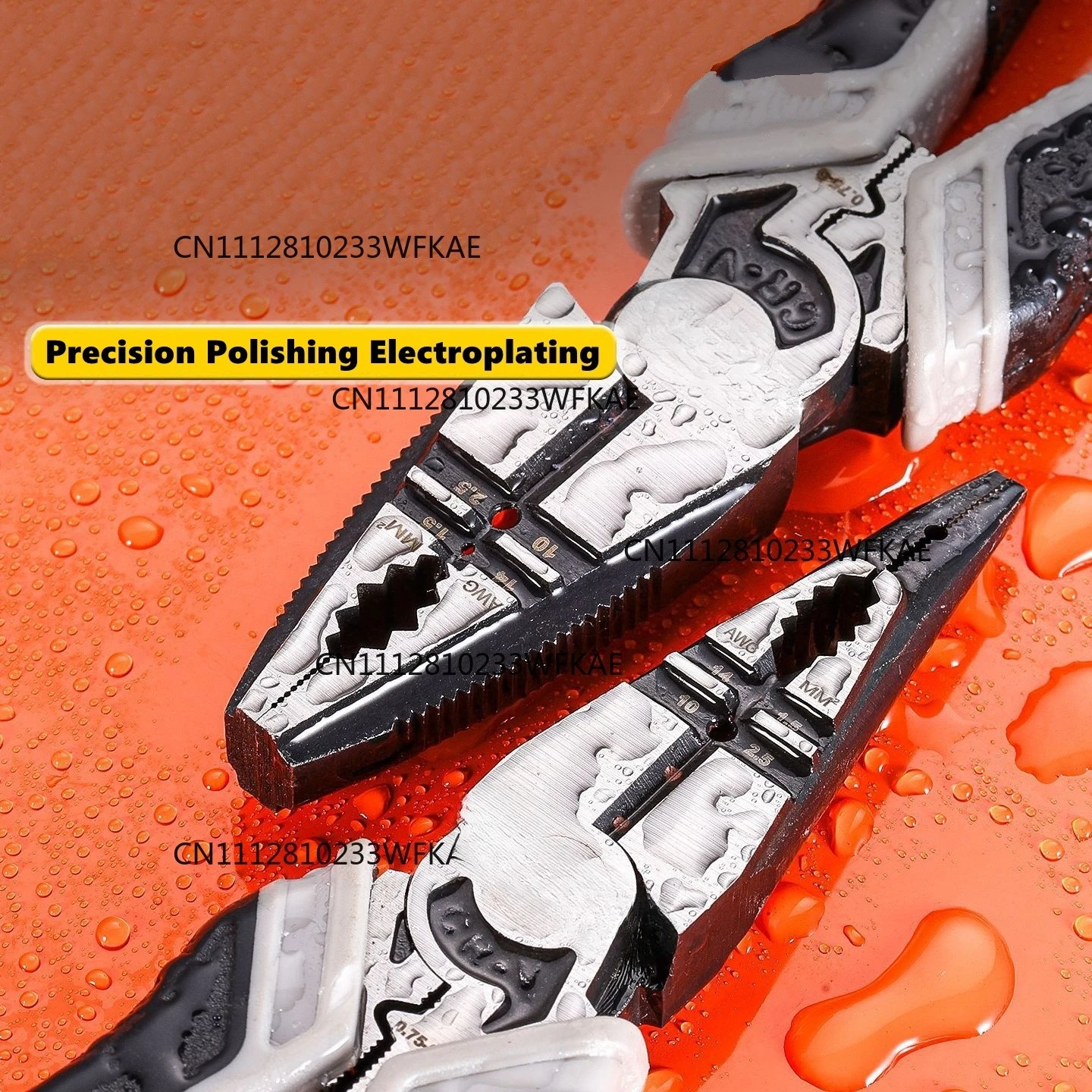 2PC Universal Multifunctional Pliers - Diagonal & Needle Nose Wire Cutters for Electrician Hardware Repair Tool