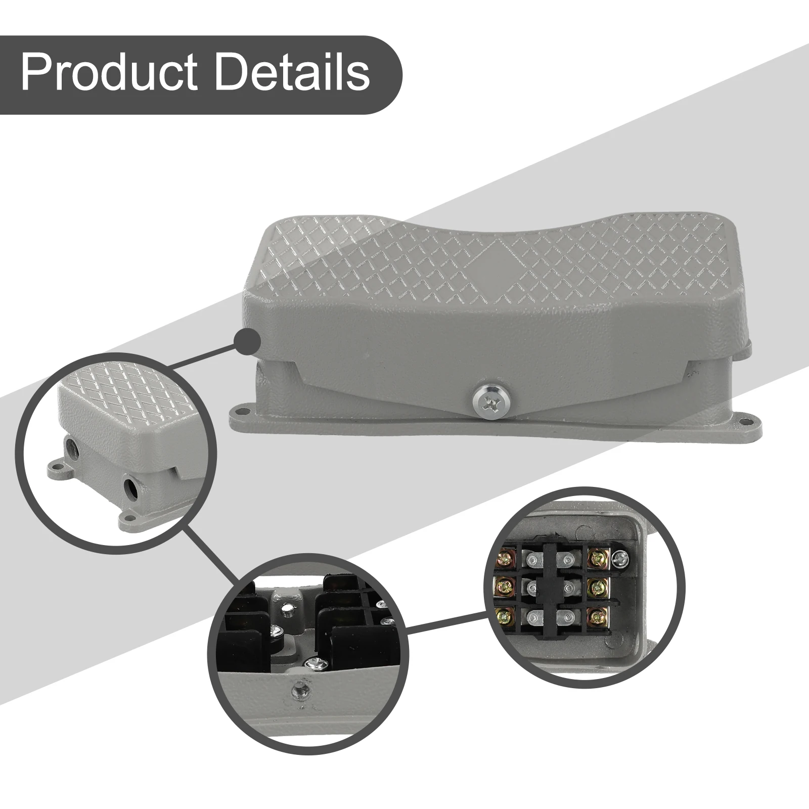 Heavy Duty Foot Switch Pedal Controller YDT120 101 Reverse Suitable for Onboard Installation/Repair 380V Rated Voltage