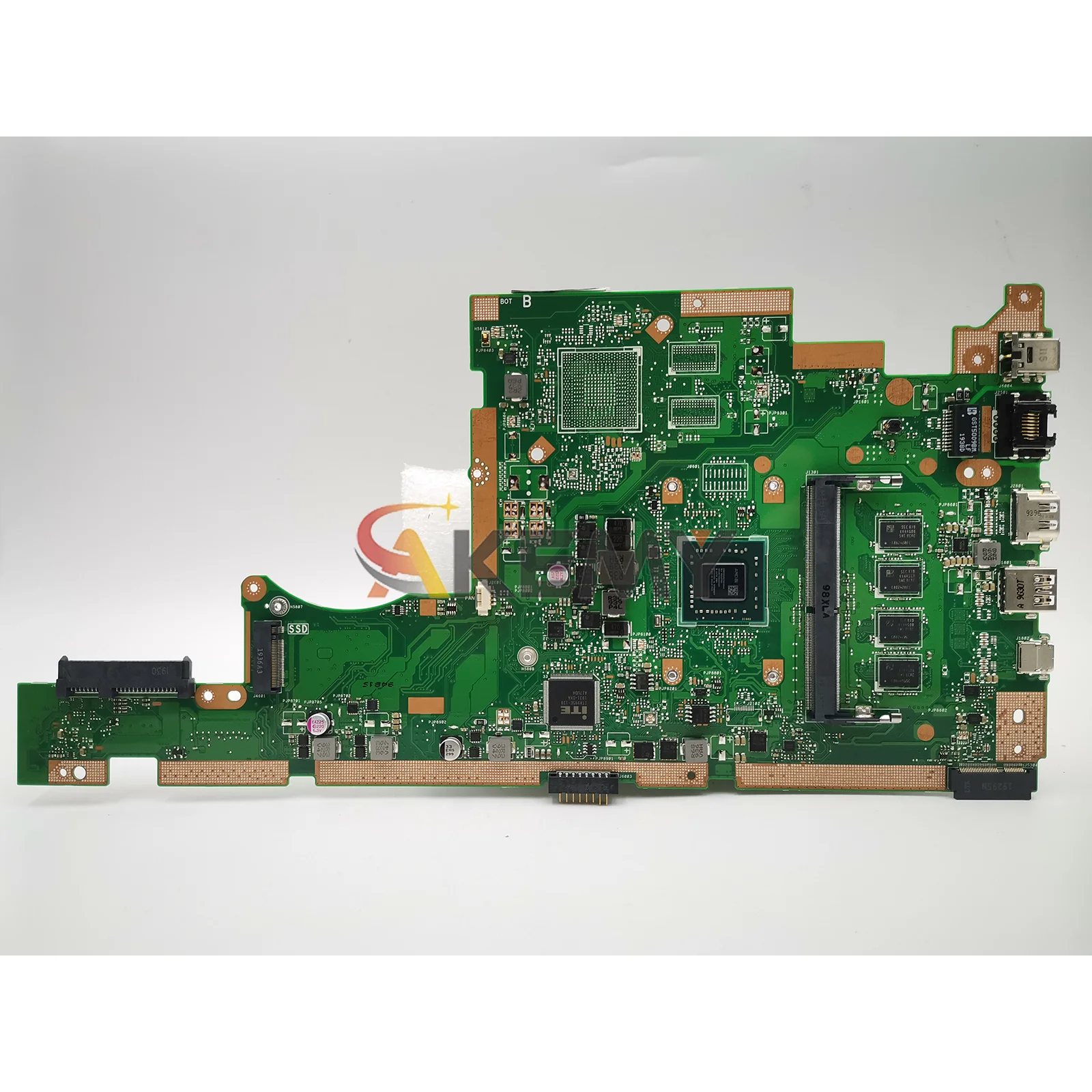 Placa base para ordenador portátil X505BA para ASUS VivoBook A505B V505B X505BP K505B X505BA X505B A580B placa base para portátil con CPU A6 A8 A9