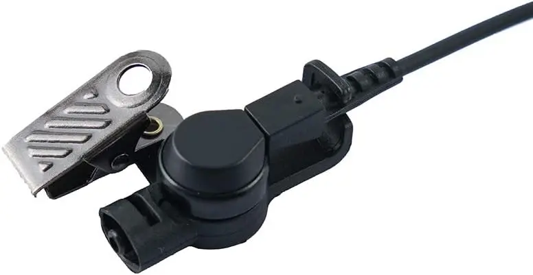 Police Earpiece 3.5 mm 1 pin Listen Only Acoustic Tube Earpiec Surveillance Headset with One Pair Medium Earmolds