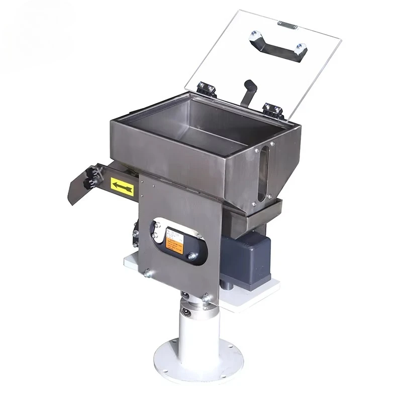 250 Large Capacity Vibrating Feed Hopper 220V 50W Direct Vibration Drive Material Bin For Automated Production Feeding