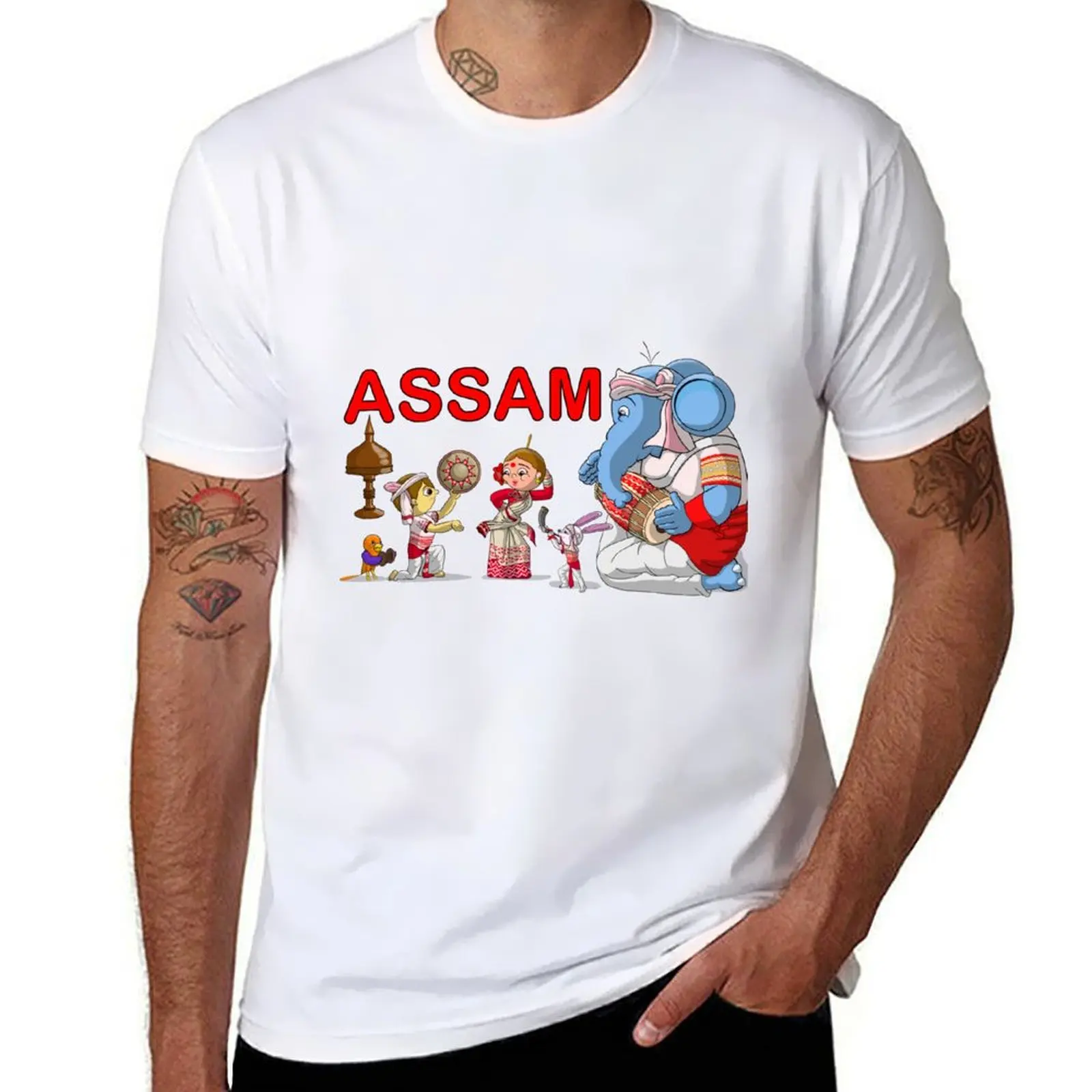 

Assam T-Shirt t shirt custom print t shirts for man pack white T-Shirt