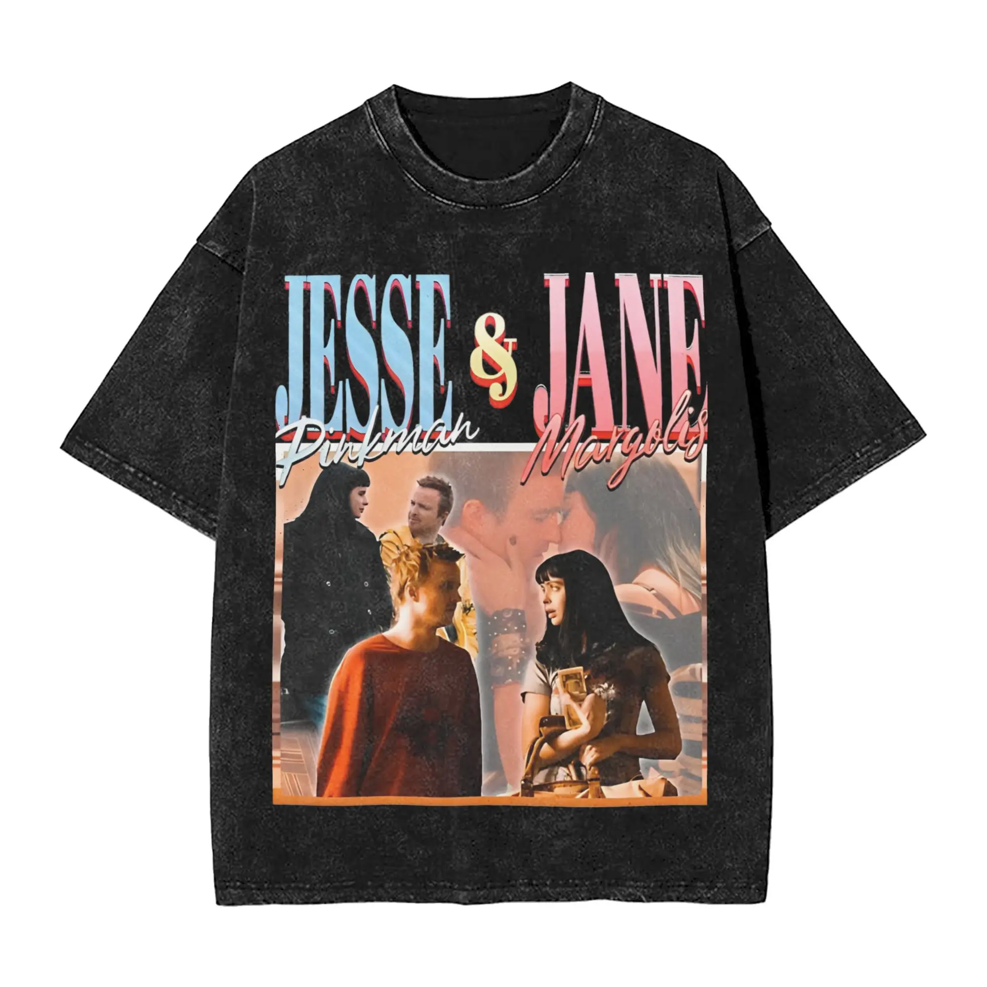 Amazing JESSE PINKMAN JANE MARGOLIS T-Shirt for Men Round Neck Cotton Washed T Shirt  Short Sleeve Tees Gift Idea Tops