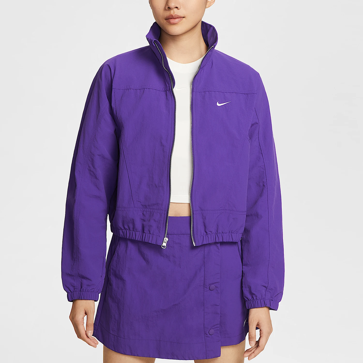 Nike genuine Sportswear women's stand up collar loose casual jacket HJ1000-547