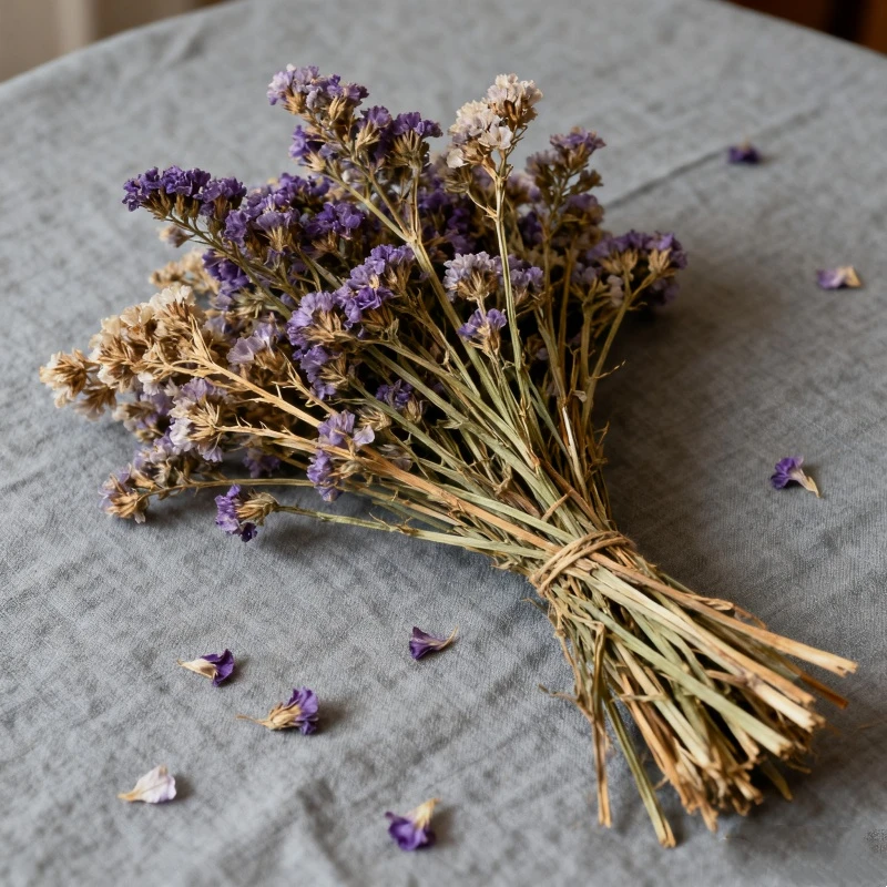 أعلى الطبيعية ننسى لي لا الزهور المجففة Diy بها بنفسك ديكور المنزل الصابون صنع الشموع الحرف وسادة ملء #1