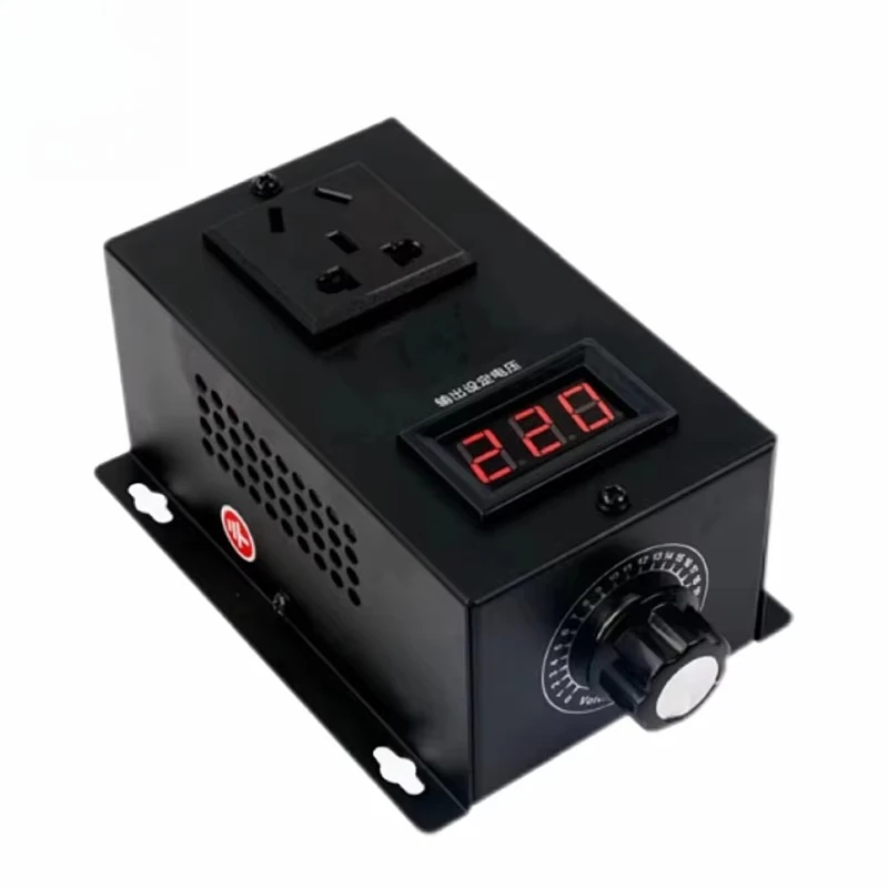 Steerable Silicon SCR Electronic Voltage Regulator 10KW Variable Speed Governor Rotary Button