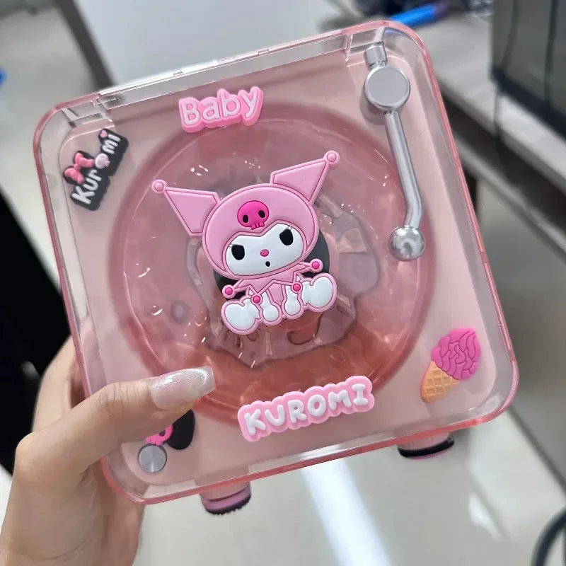 

Sanrio Kawaii Hello Kitty My Melody Anime Cartoon Retro Silent Bluetooth Speaker Girls Holiday Gift Portable Atmosphere Light