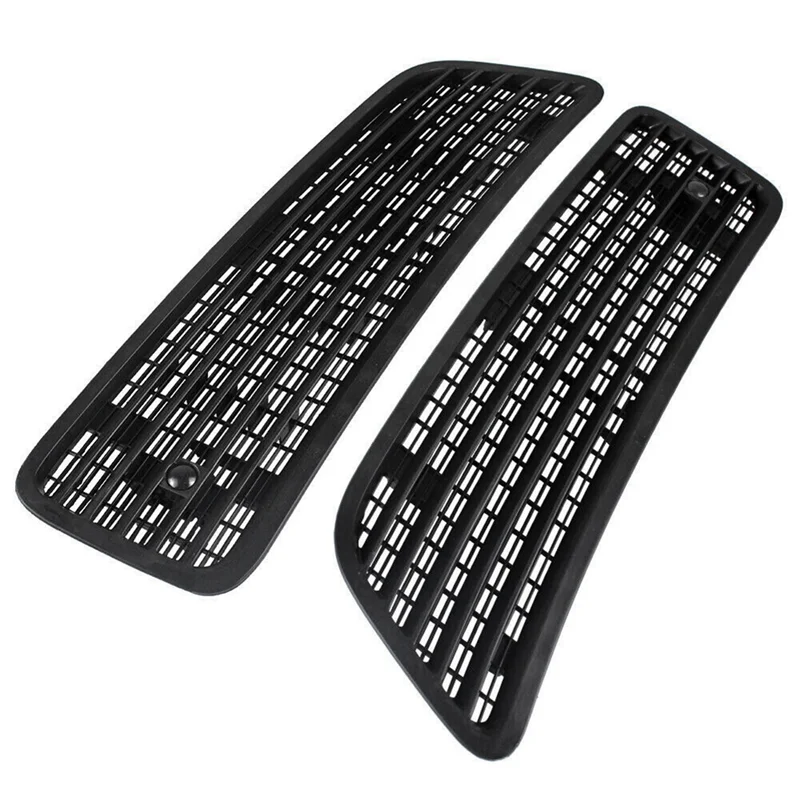A30F-1Pair Hood Upper Grille Vent Kühler Abdeckung Trim Für Mercedes Benz W221 W216 W251 2007-2013 A2218800205 A2218800305