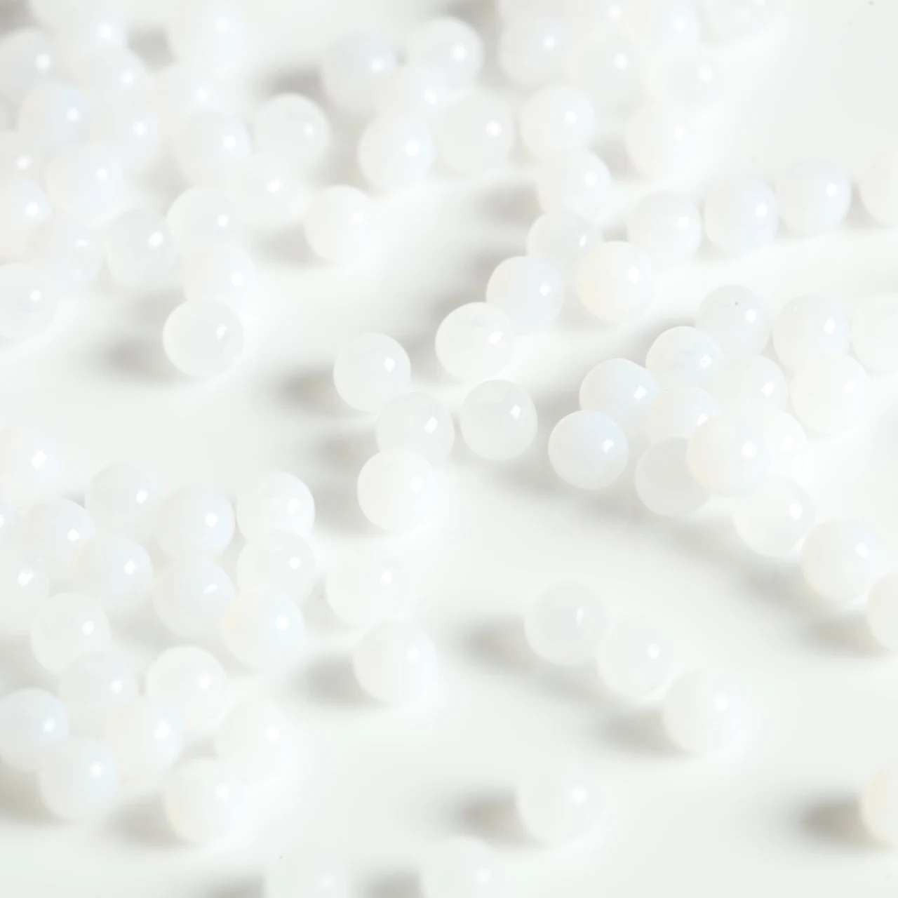 Perles de verre multicolores mélangées, rondes et ovales, perles d'espacement en vrac pour la fabrication de bijoux DIY et les projets d'artisanat, accessoires de matériel ﻿